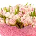 Букет цветов из светло-розовых тюльпанов (51 шт.) №49 с доставкой.